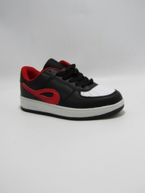 Buty sportowe damskie na płaskim (36-41) DN91-52 BL/RED