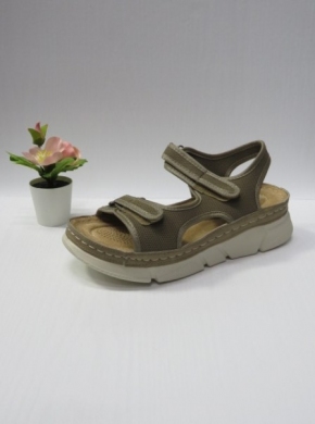 Sandały damskie na koturnie (39-43) DJ26-2 LBEIGE