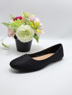 Baleriny damskie (36-42) 3423-1 BLACK