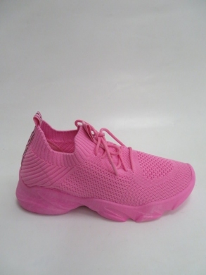 Buty sportowe damskie na płaskim (36-41) 2179 FUSHIA