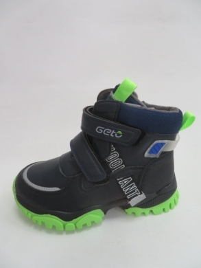 Botki chłopięce ocieplane (26-31) F812 BLUE/GREEN
