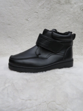 Botki męskie ocieplane (40-46) 2595-2 BLACK