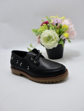 Półbuty damskie na płaskim (36-41) 68313 BLACK