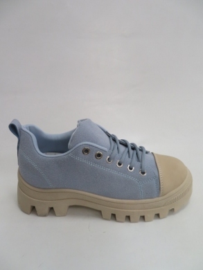Trampki damskie na płaskim (36-41) 6191 BLUE