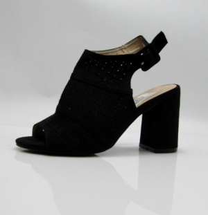 Sandały damskie na obcasie (36-41) 7003 BLACK