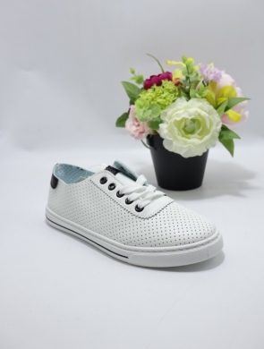 Buty sportowe damskie na płaskim (36-41) SG209 WH/BL