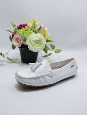 Mokasyny damskie na płaskim (36-41) HJJ-02 WHITE