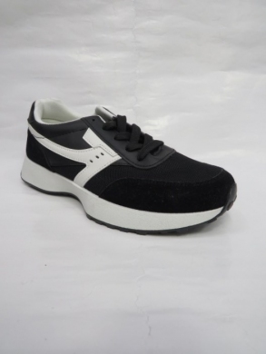Buty sportowe damskie na płaskim (36-41) HL22310 BLACK