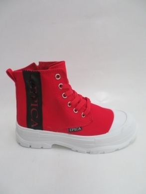 Trampki damskie na płaskim (36-41) X-2106 RED