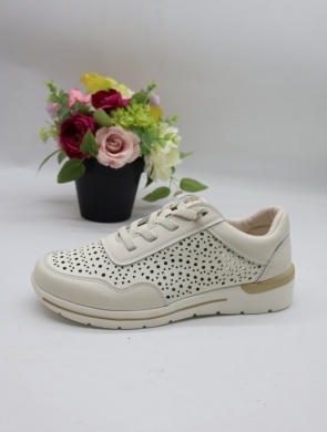 Buty sportowe damskie na płaskim (36-41) H-26 BEIGE