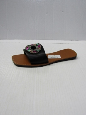 Klapki damskie na płaskim (36-41) DM207 BLACK