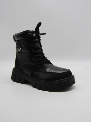 Botki dziewczęce ocieplane (32-37) HC386 BLACK