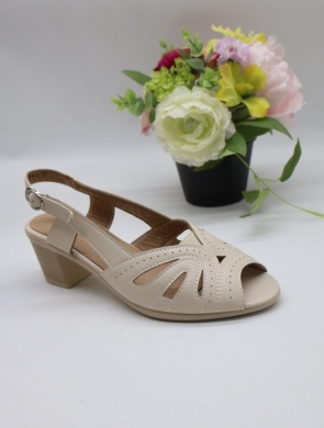 Sandały damskie na obcasie (36-41) A3878-6 BEIGE