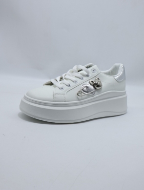 Buty sportowe damskie na płaskim (36-41) YH42 SILVER