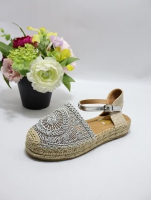 Sandały damskie na płaskim (36-41) LX-232 SILVER
