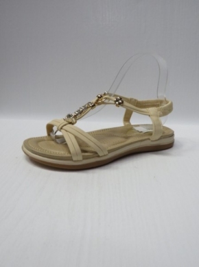 Sandały damskie na płaskim (36-41) Z10 BEIGE