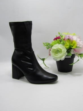 Botki damskie na obcasie (36-41) AM01 BLACK