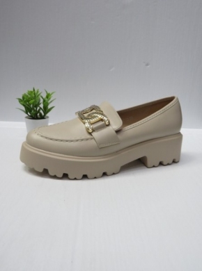 Mokasyny damskie na płaskim (36-41) YDF-12 BEIGE