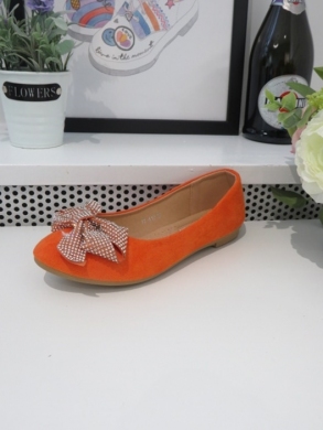 Baleriny damskie (36-41) 77-417 ORANGE