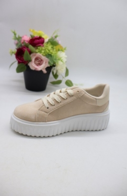 Buty sportowe damskie na płaskim (36-41) EL-035 BEIGE