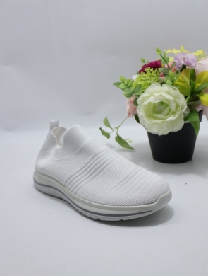 Buty sportowe damskie na płaskim (36-41) H19-2 WH