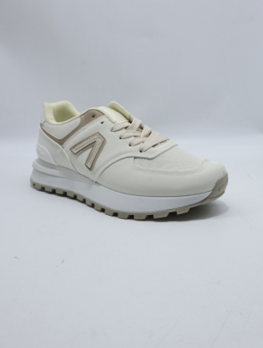 Buty sportowe damskie na płaskim (36-41) 1775 BEIGE