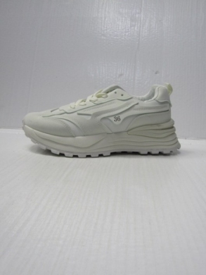Buty sportowe damskie na płaskim (36-41) 23093 WHITE