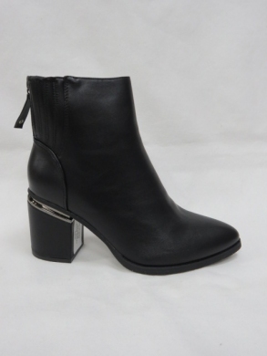 Botki damskie ocieplane na obcasie (36-41) H2189A BLACK