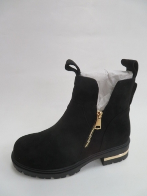 Botki damskie jesienne na płaskim (36-41) HB-152 BLACK