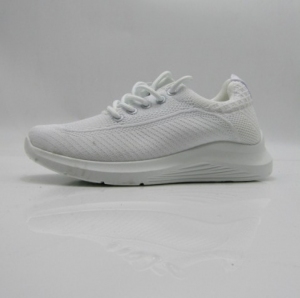 Buty sportowe damskie na płaskim (36-41) BK237 WHITE