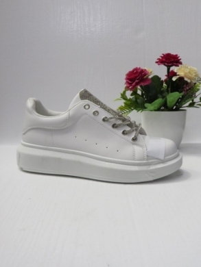 Buty sportowe damskie na płaskim (36-41) A8328-2 ALLWHITE