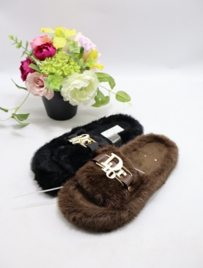 Kapcie damskie ocieplane (36-41) 627 MIX