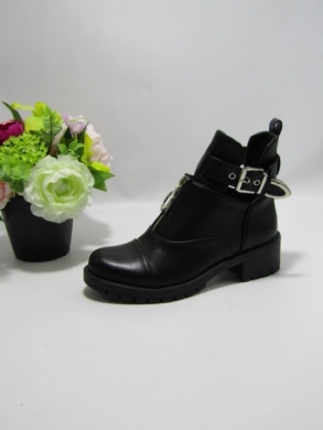 Botki damskie na obcasie (36-41) A398 BLACK