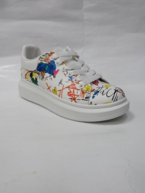 Buty sportowe damskie na płaskim (36-41) A32 WHITE