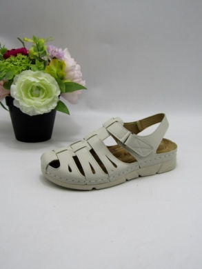 Sandały damskie na płaskim (36-42) 92079-4 BEIGE