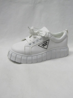 Buty sportowe damskie na płaskim (36-41) E021-2 WHITE