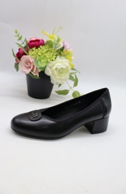 Czółenki damskie na obcasie (36-41) YCC-179 BLACK