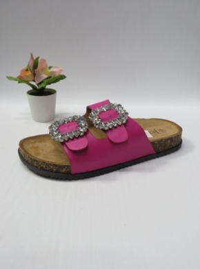 Klapki damskie na płaskim (36-41) 8051 FUCHSIA