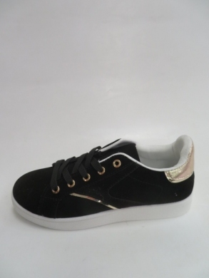 Buty sportowe damskie na płaskim (36-41) QS-25 BLACK