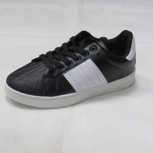 Buty sportowe damskie na płaskim (36-41) DS99-1 BLACK/WHITE
