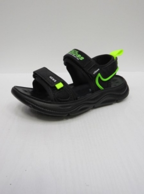 Sandały chłopięce (32-37) ZC68-14 BLACK/GREEN