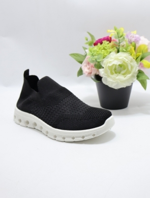Buty sportowe damskie na płaskim (36-41) 803 BLACK