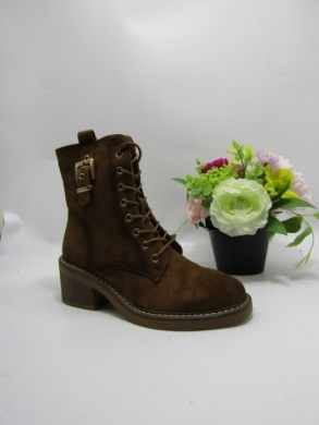 Botki damskie ocieplane na obcasie (36-41) ANOM-3 CAMEL