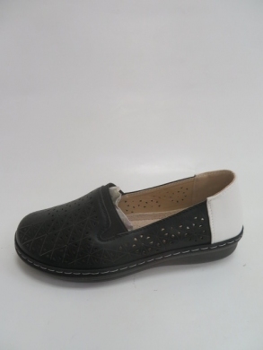 Półbuty damskie na płaskim (36-41) 8201-1 BLACK