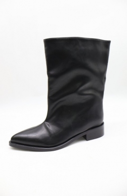 Botki damskie na płaskim (36-41) 348 BLACK