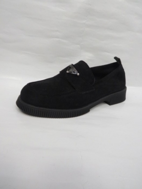 Mokasyny damskie na płaskim (36-41) 3205C BLACK