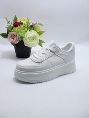 Buty sportowe damskie na płaskim (36-41) SX-39 WHITE