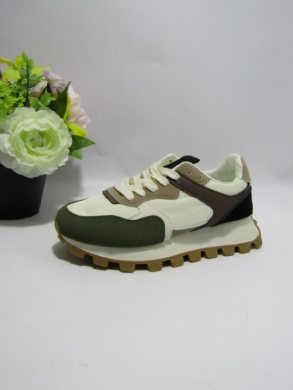 Buty sportowe damskie na płaskim (36-41) Y25 GREEN