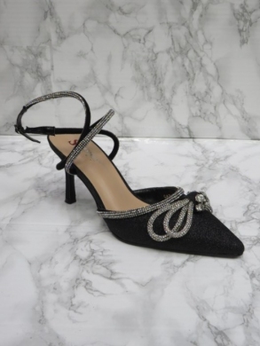 Sandały damskie na szpilce (36-41) QA201 BLACK