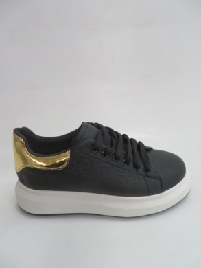 Buty sportowe damskie na płaskim (36-41) XHBD-29 BLACK
